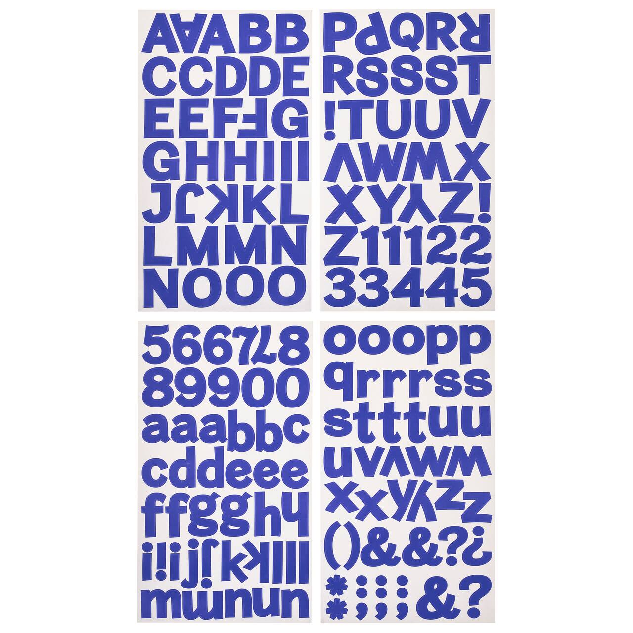 12 Packs: 160 ct. (1,920 total) Block Alphabet Stickers by Recollections™
